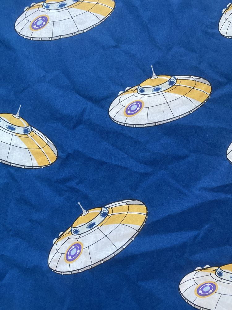 Zasłony granatowe w ufo na przelotkach 2 szt.