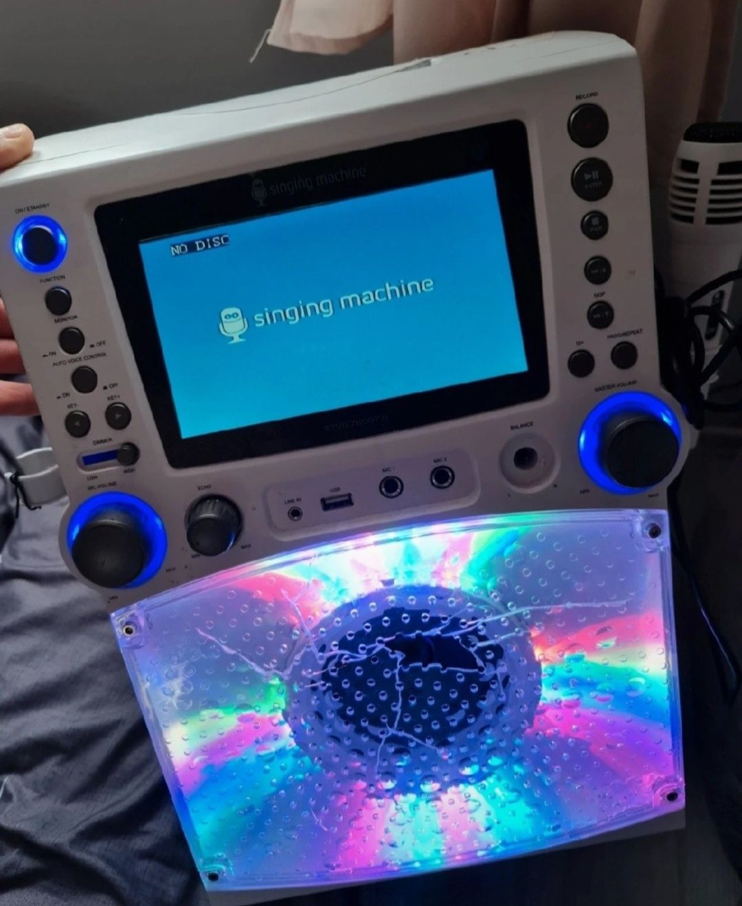Singing Machine Głośnik STVG785BTW Bluetooth Karaoke System Karaoke