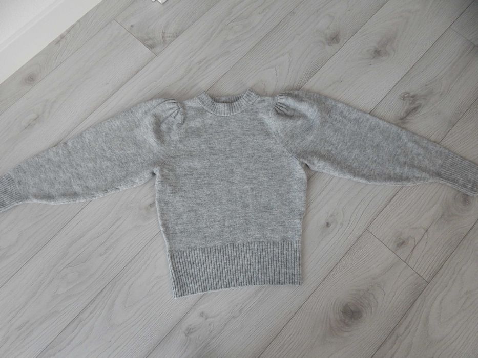 Popielaty sweter H&M rozm. 34/XS