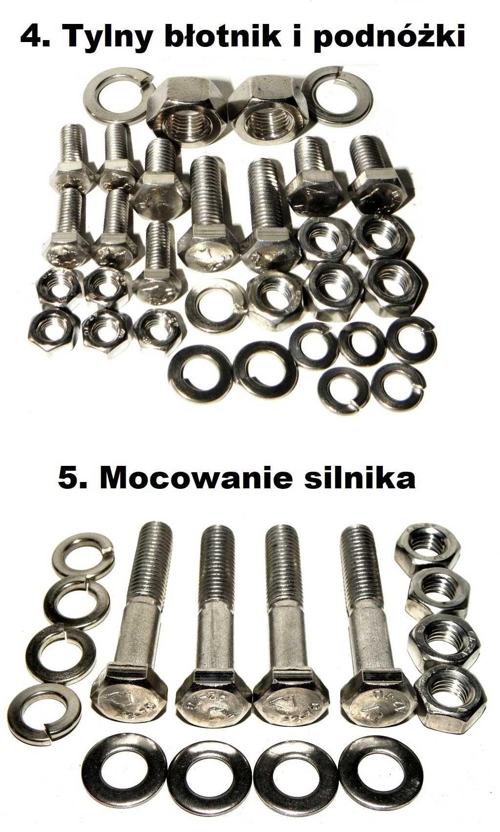SHL M11 Komplet śrub nierdzewnych śruby nierdzewne zestaw inox