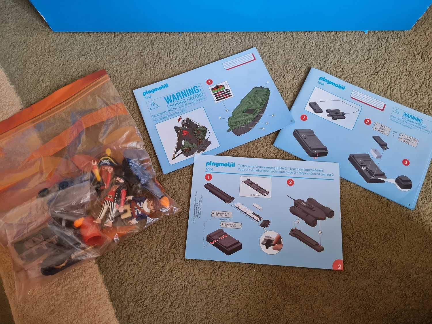 Playmobil 5238+5536 - Statek piracki z napędem i pilotem RC