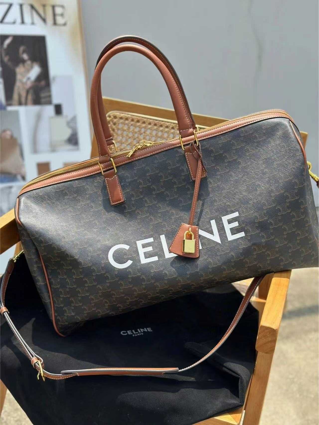 CELINE - mala de viagem, 100% nova