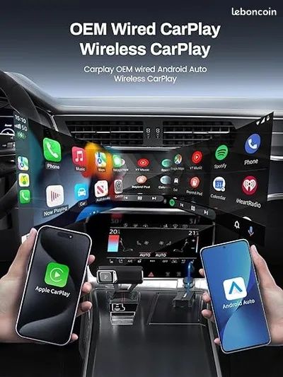Беспроводной адаптер CarPlay для iPhone, Lemorele  Android Auto