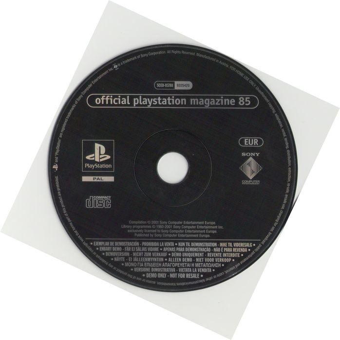 Demos PS1 e PS2 PlayStation 1 e PlayStation 2
