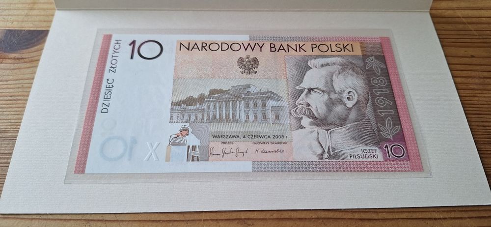 10 zł 90 rocznica odzyskania niepodległości,  banknot kolekcjonerski
