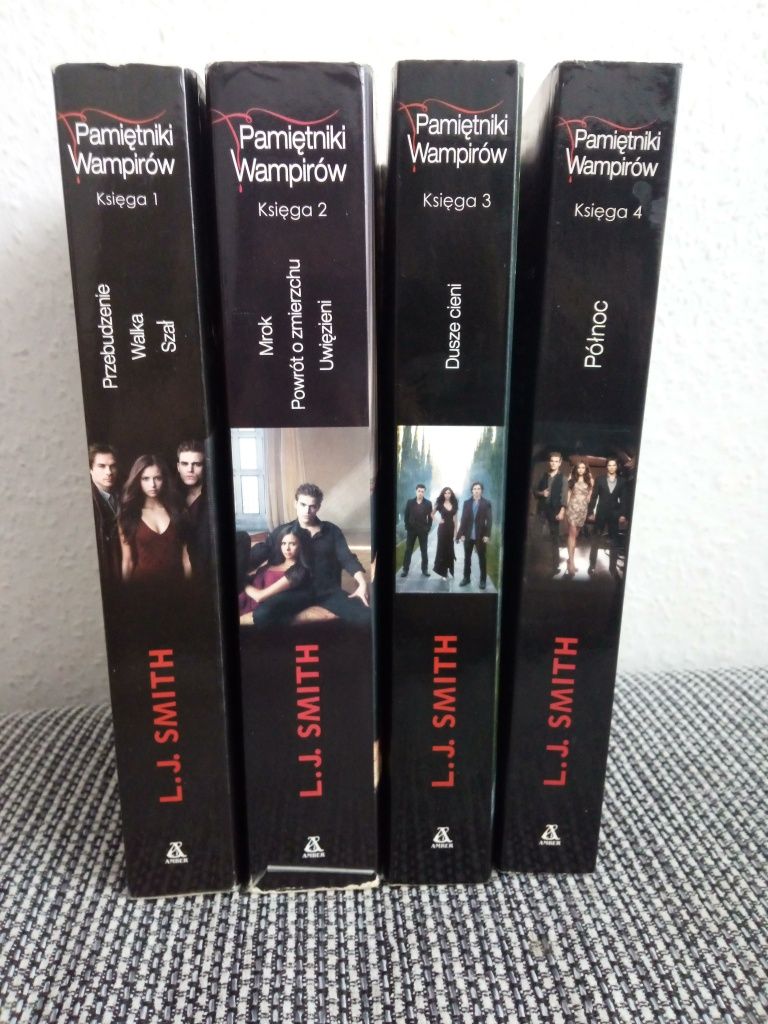Pamiętniki wampirów księgi 1-4; L. J. Smith