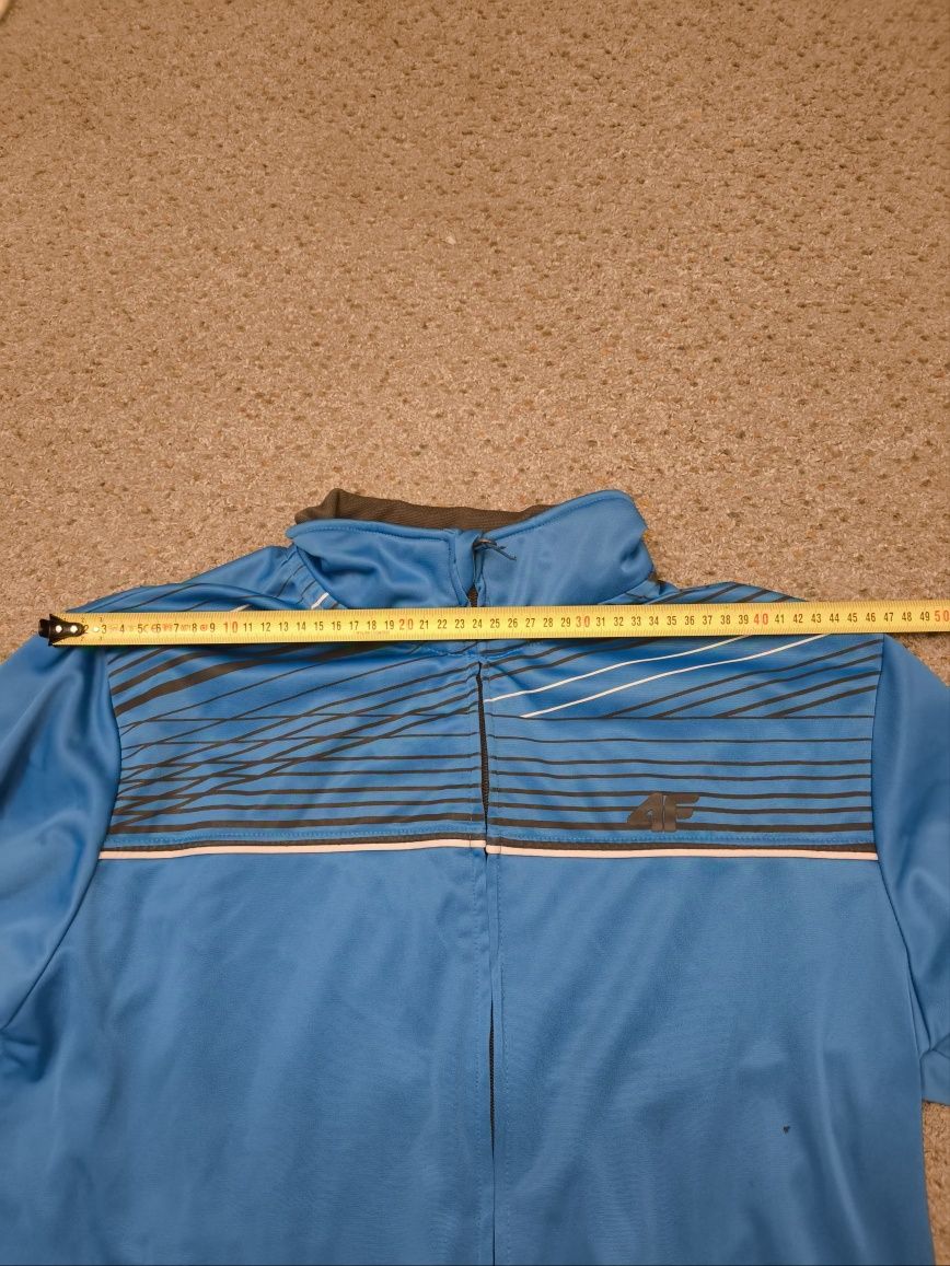 Bluza z suwakiem niebieska 4f