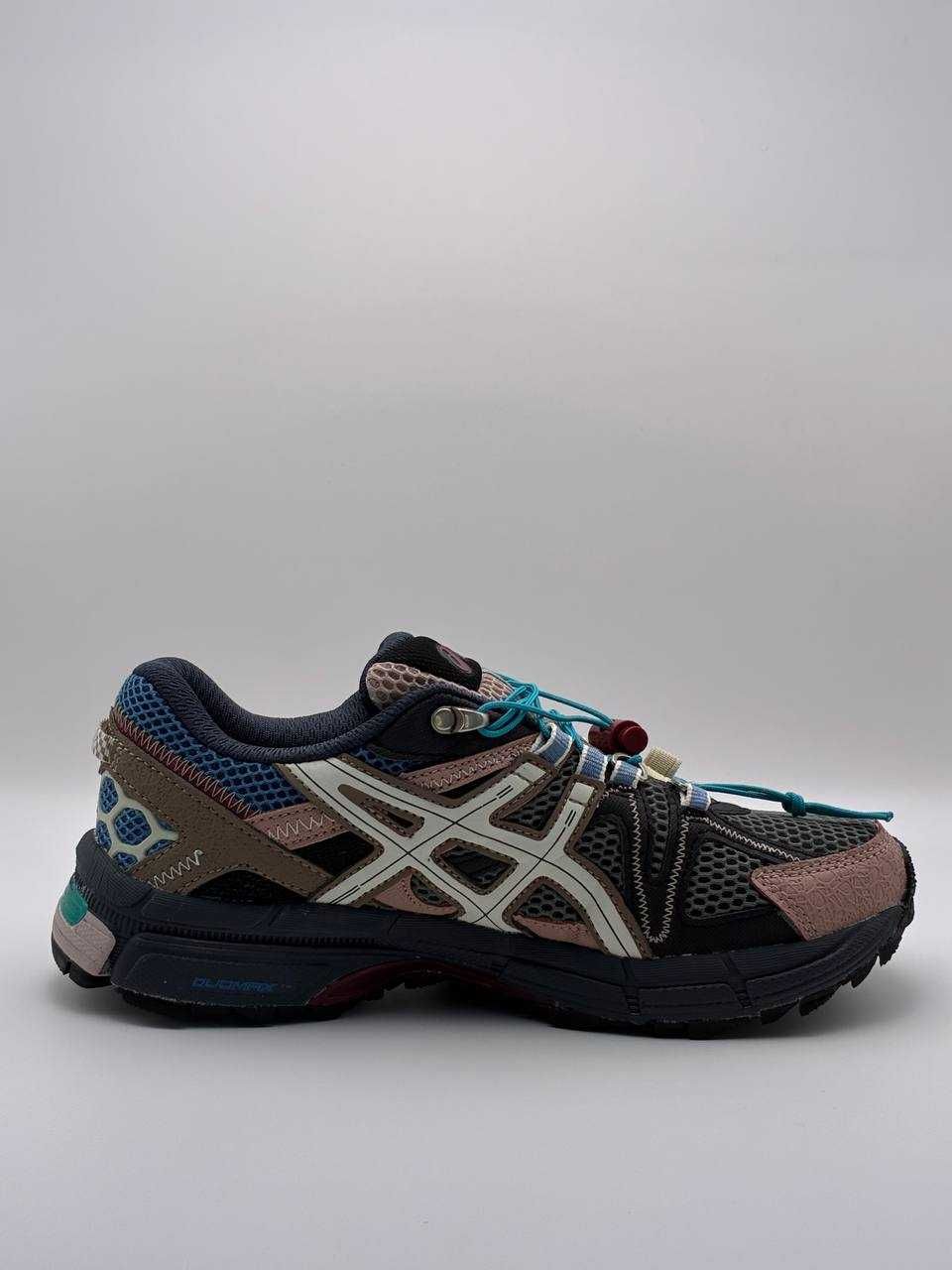 Кросівки жіночі коричнево сині асікс гель кахана asics 37-41 размер