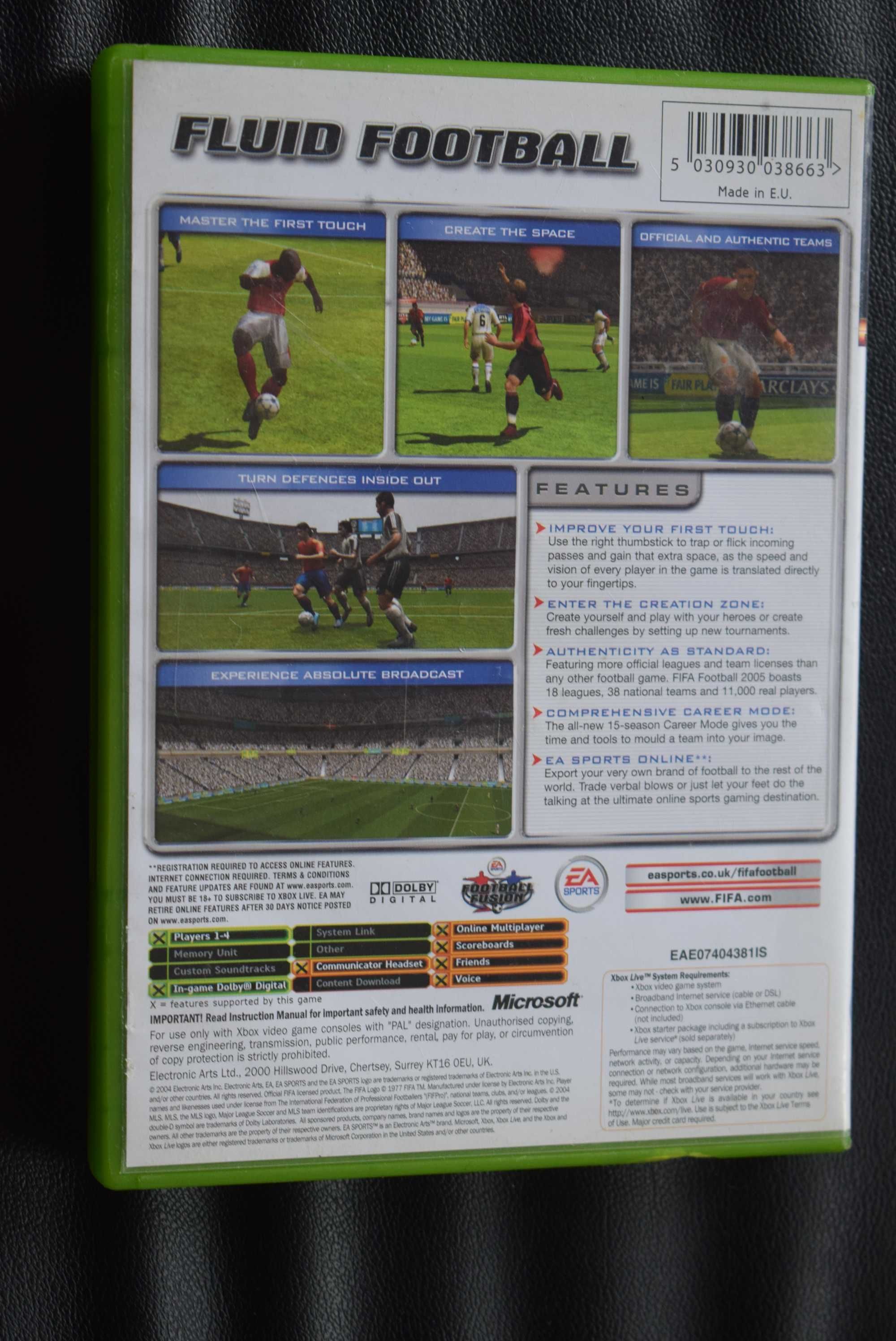 Fifa Footbal 2005 Xbox Classic