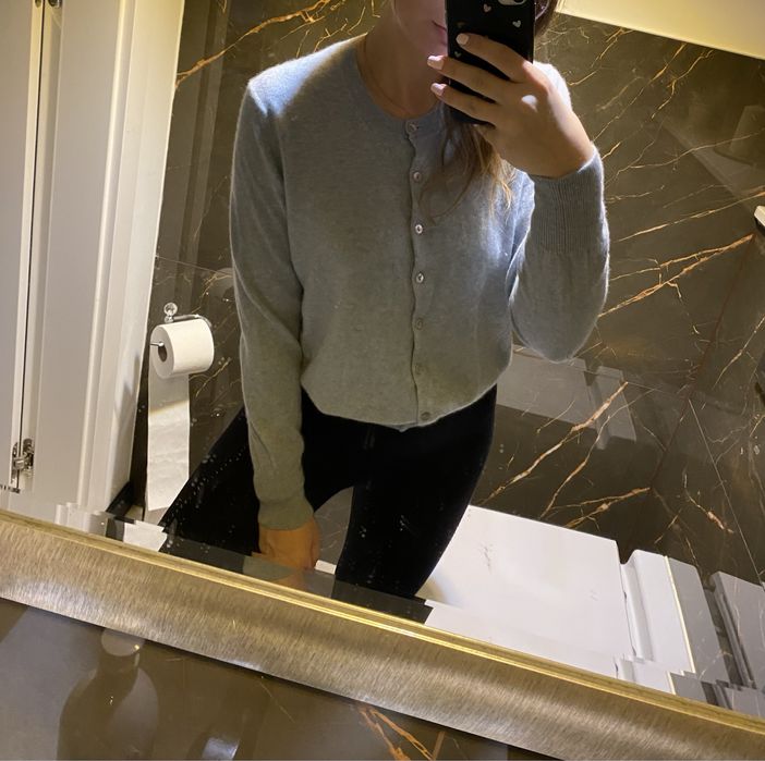 Kaszmirowy sweter Autograph rozpinany na guziki