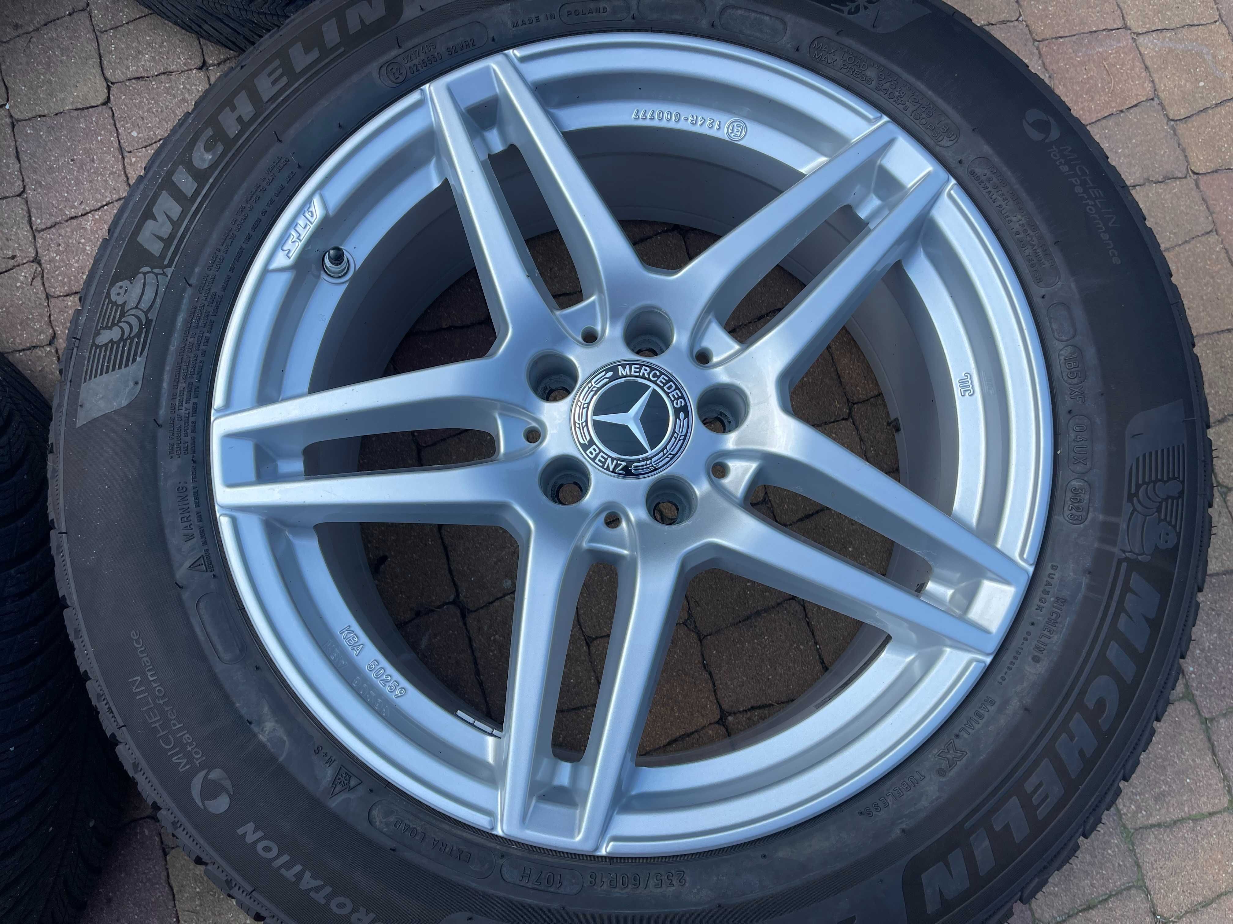 3883. Alufelgi 18" Mercedes CLS BR218 GLC S klasa 8.5J ET34.5 5x112