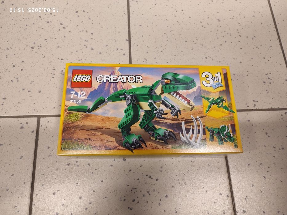 Nowy zestaw LEGO Creator Dinozaury 31058