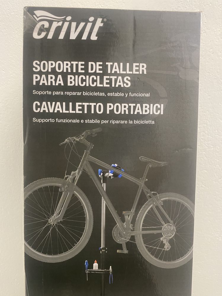 Suporte manutenção de bicicletas NOVO na Caixa