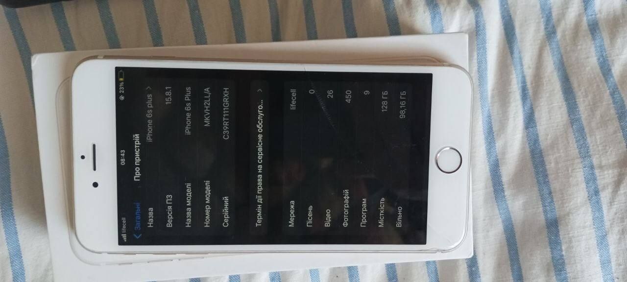 Iphone 6s+ (128гб)