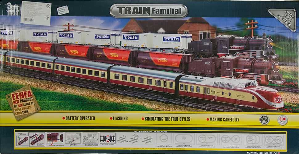 Залізниця,залізна дорога вантажопасажирський поїзд Fenfa