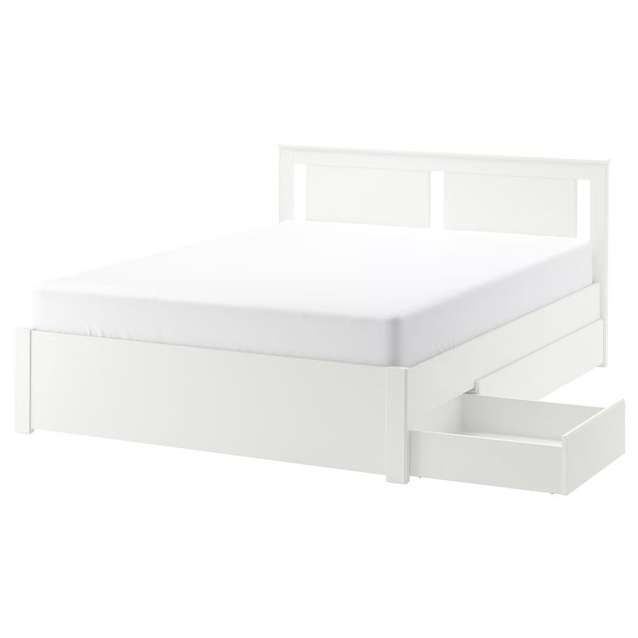 Cama IKEa Songesand com estrado