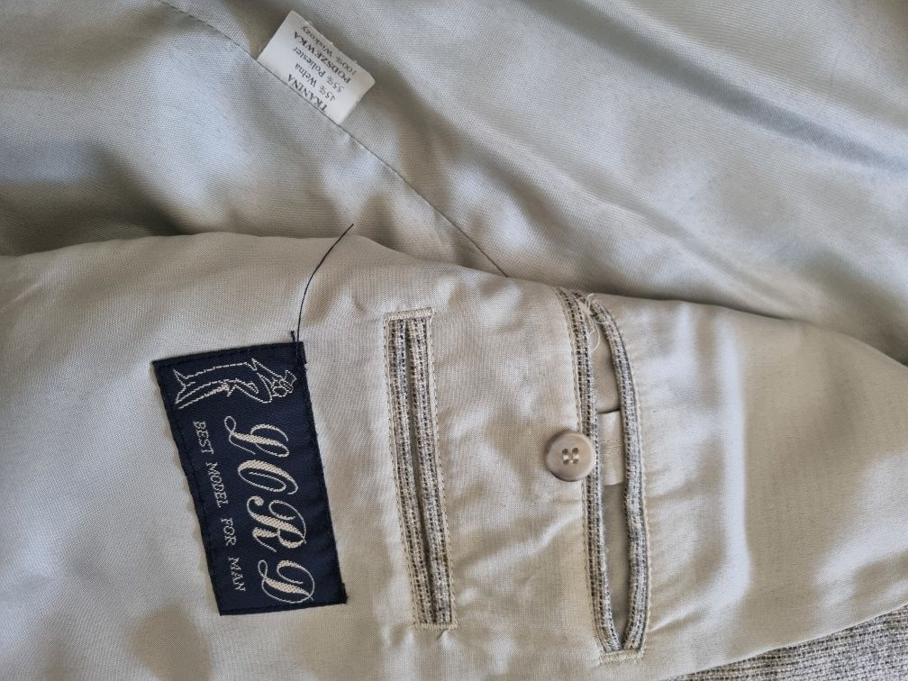Marynarka męska szara melanż r 170 / 104