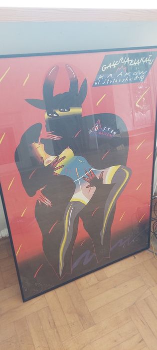 Plakat Romana Kalarusa GaleriaPlakatu Kraków 1990 oryginał limitowany