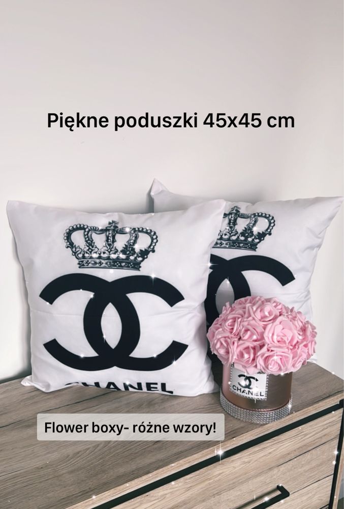 Poduszki komplet 2 szt chanel