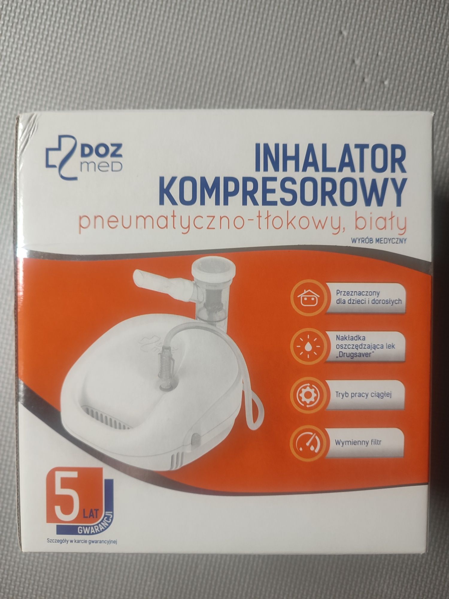 Inhalator kompresorowy DOZ z gwarancją