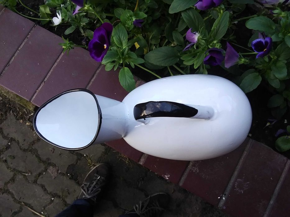 Kaczka z PRL oryginalny pojemnik na niedopałki papierosy popielniczka