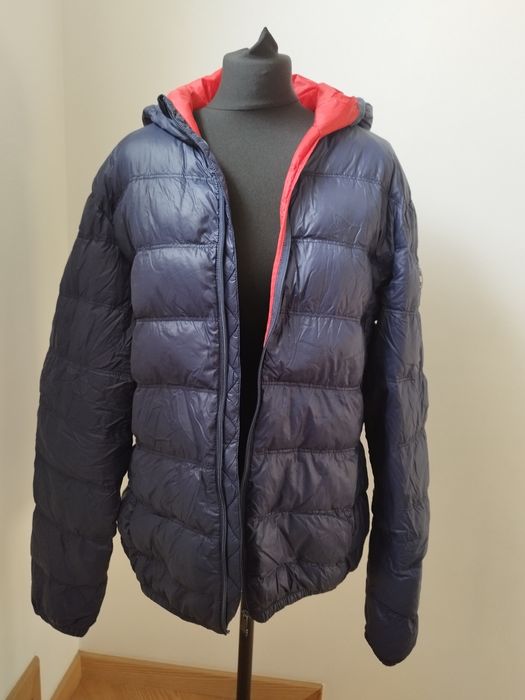 Kurtka męska puchowa z kapturem mistral