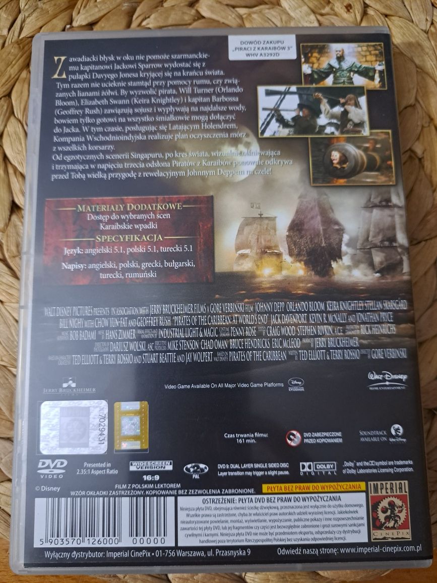 Film DVD Piraci z Karaibów Na krańcu świata