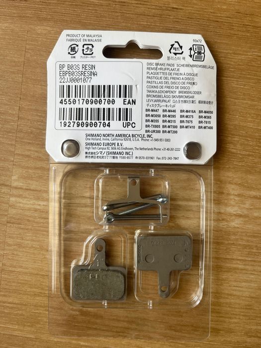 Material Ciclismo Shimano manetes, pedais, pastilha travões