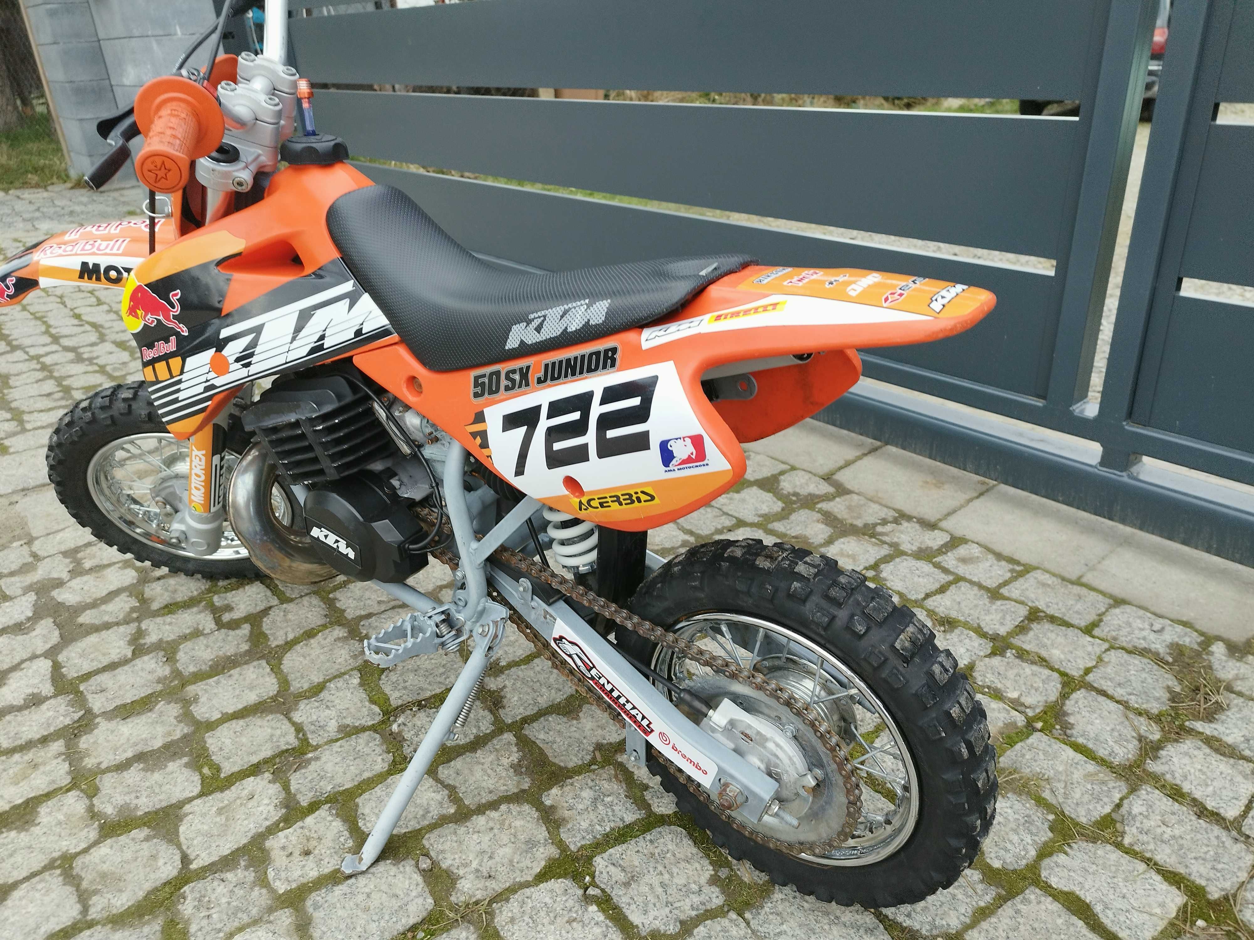 ktm sx 50 pro junior cross enduro dla dziecka