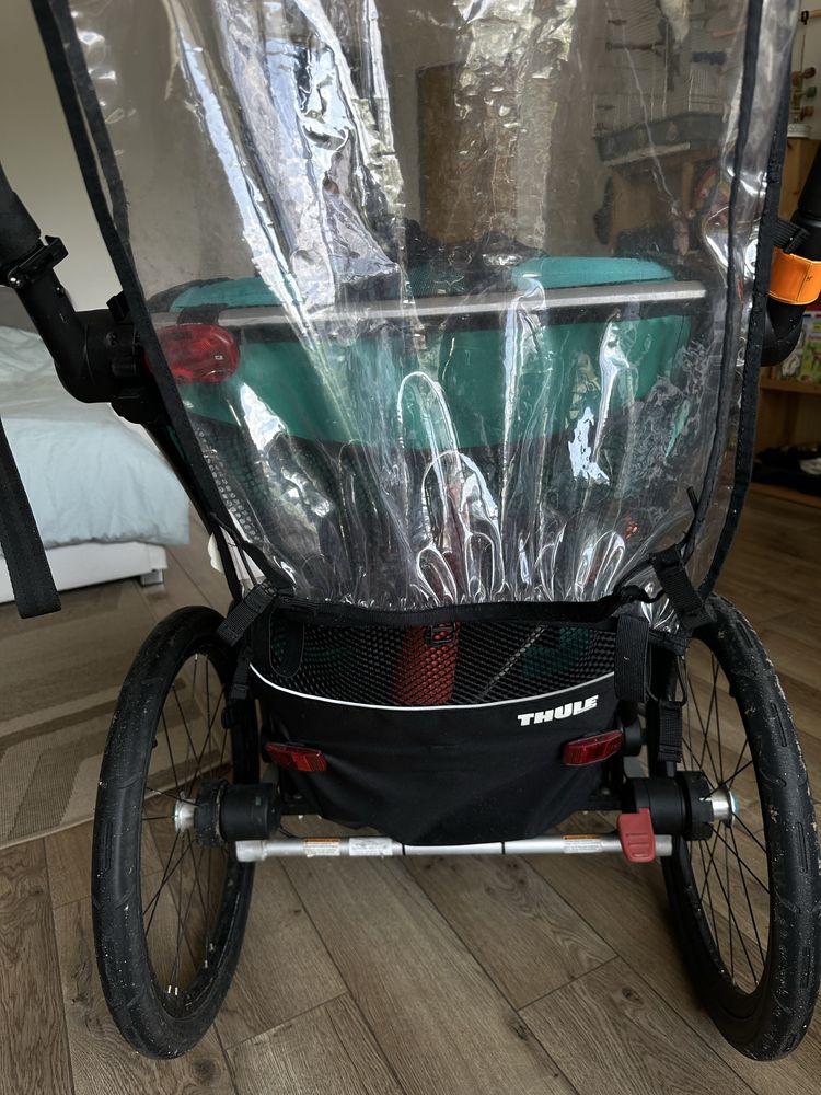 Przyczepa rowerowa przyczep wozek 2w1 Thule Chariot Lite 1