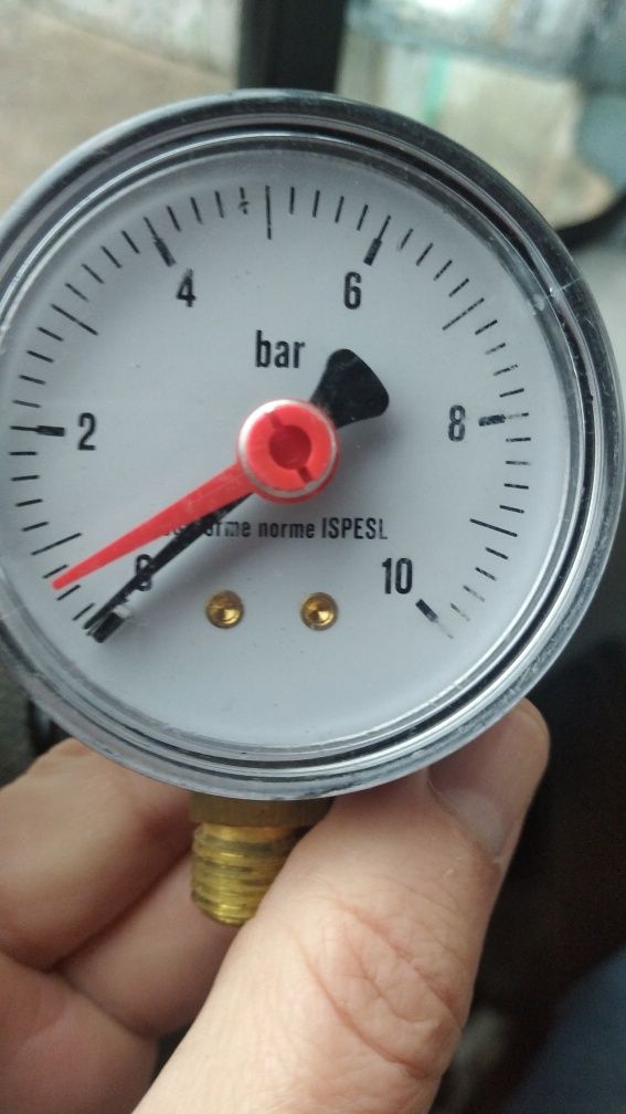 Термоманометр с обратным клапаном