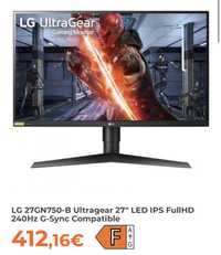 Monitor LG Ultra Gear 27——- 240hz