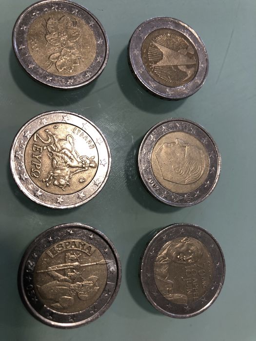 Moedas de  2€ comemorativas