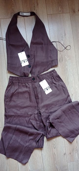 ZARA Зара костюм набір льон