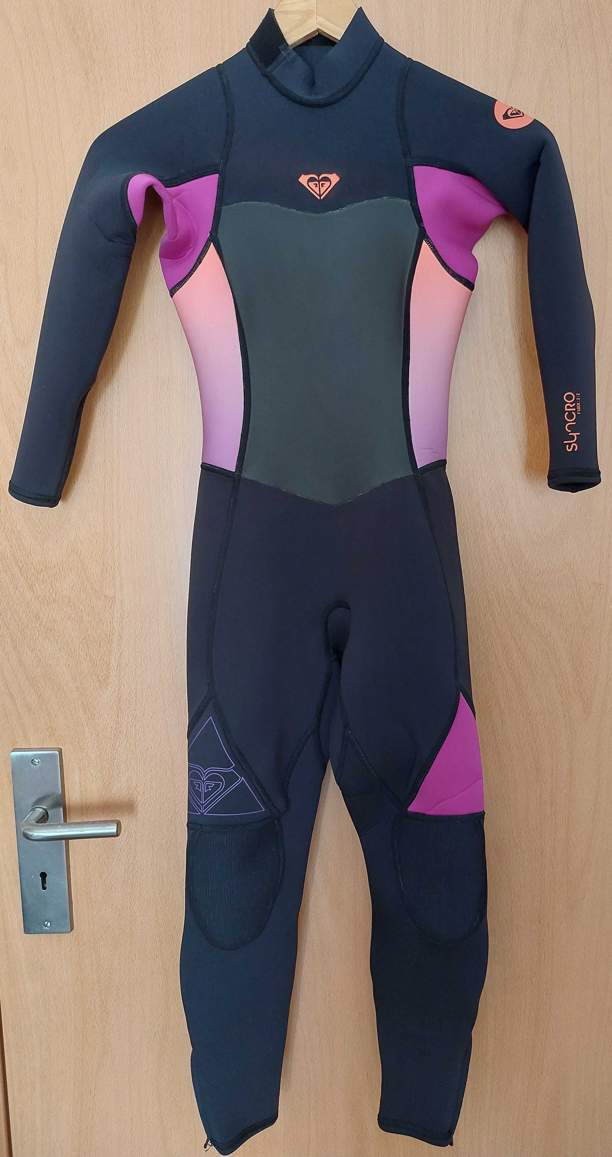 Fato de Surf criança menina Roxy Syncro - Tamanho 8