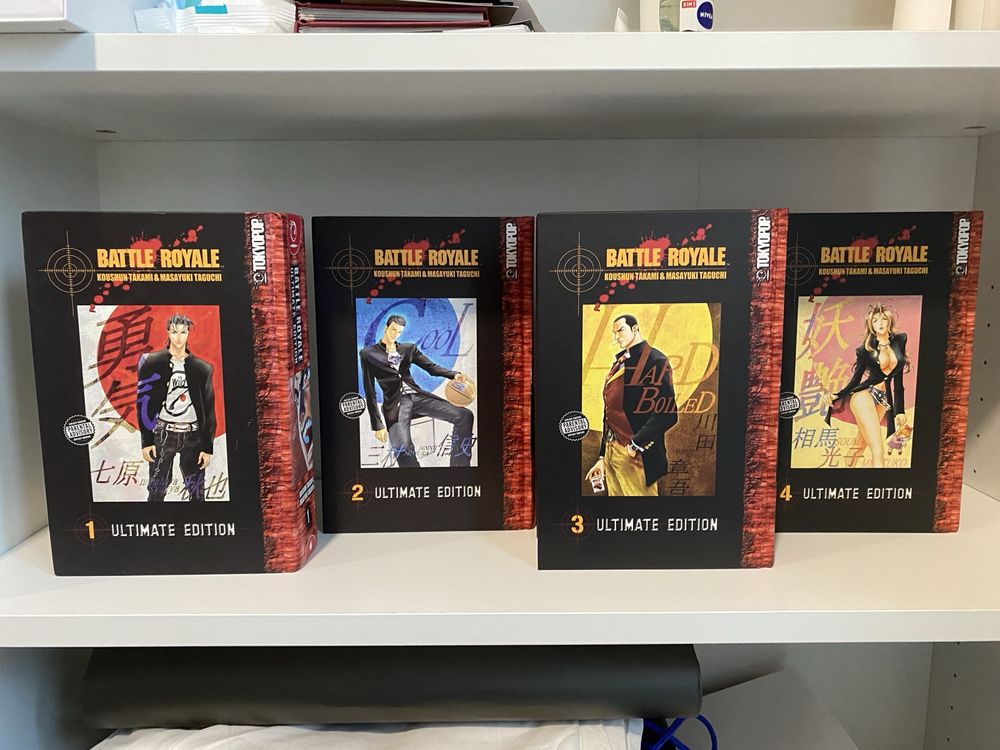 Battle Royale Ultimate Edition Vol. 1-4 (Inglês)