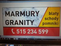 Kamieniarstwo Marmury Granity (blaty ,schody,parapety,kominki,pomni