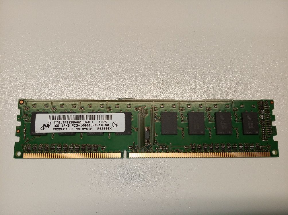 Memórias RAM DDR 512 Mb e 1 Gb