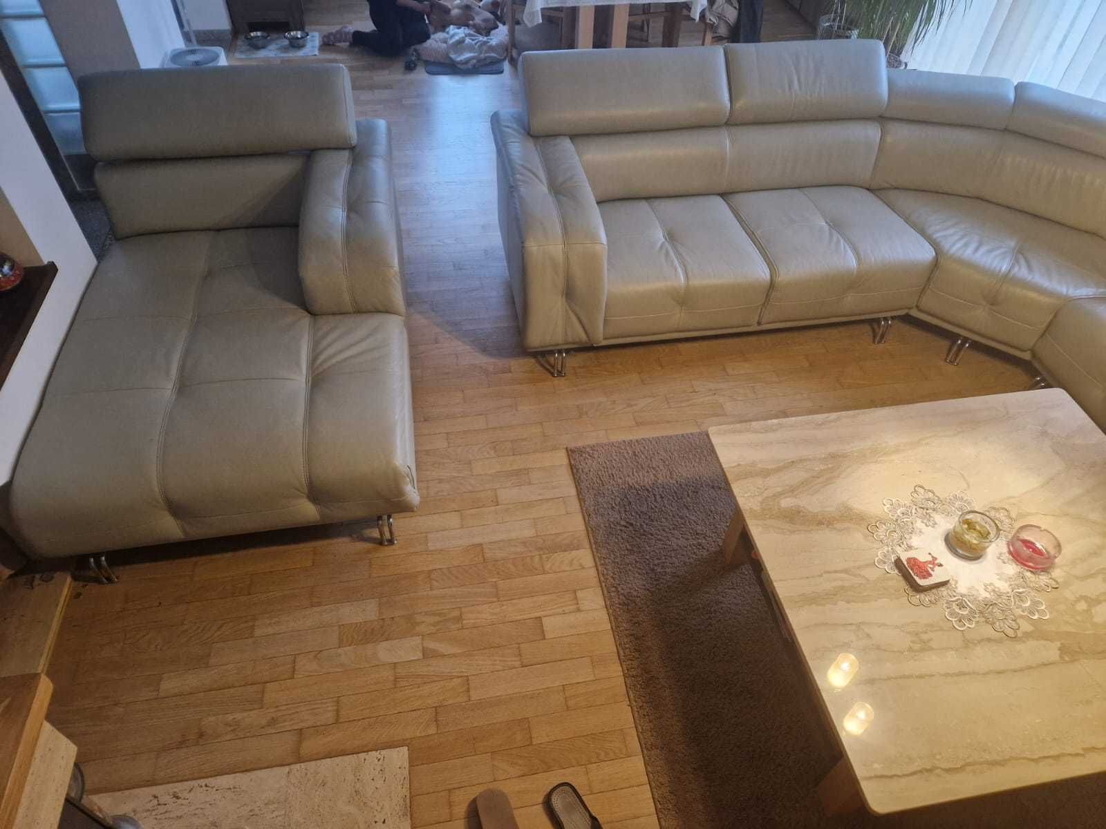 narożnik skórzany 2,80x3,60