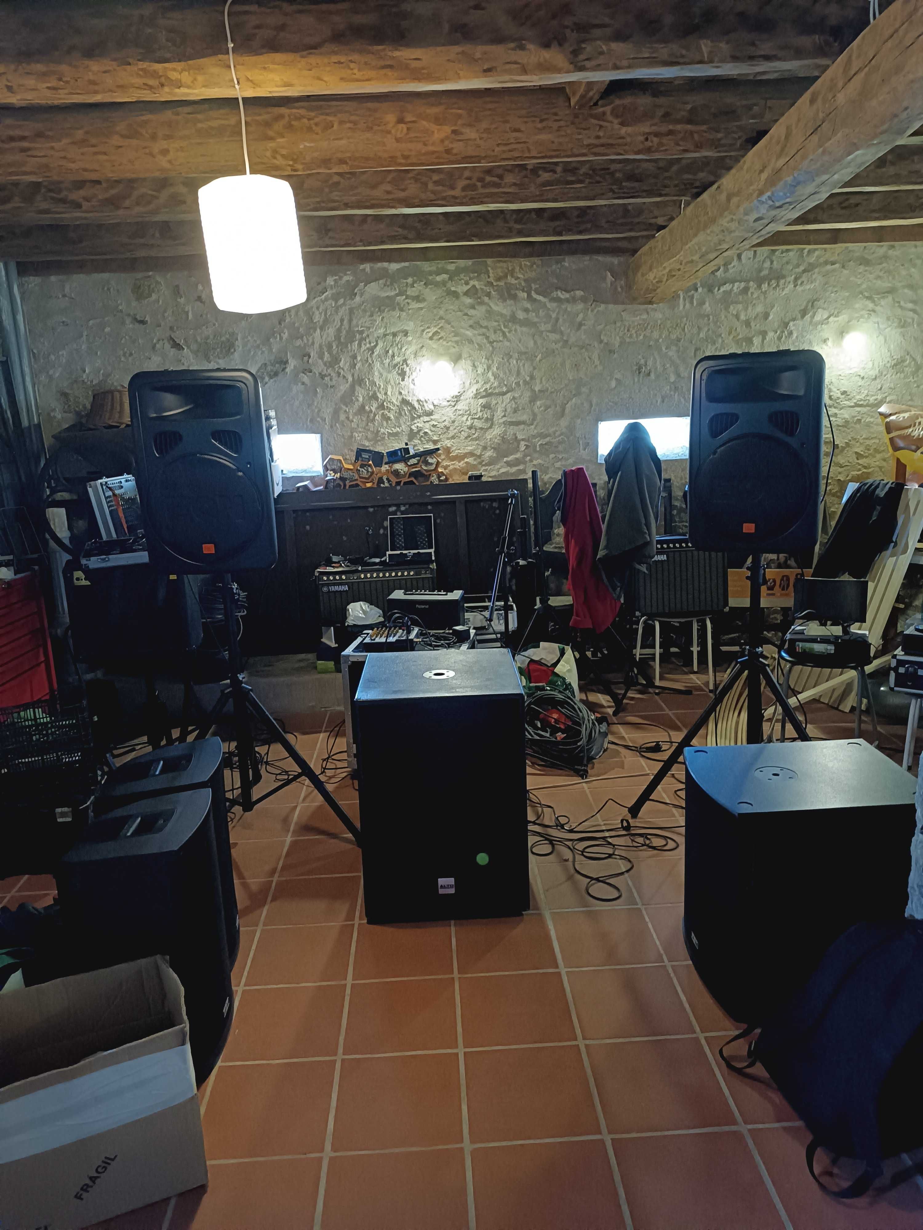 Aluguer de som e luz para eventos