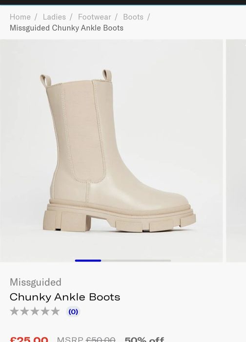 Распродажа Ботинки, missguided, р. 35,5