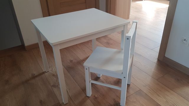 Ikea kritter stolik krzesełko dla dzieci