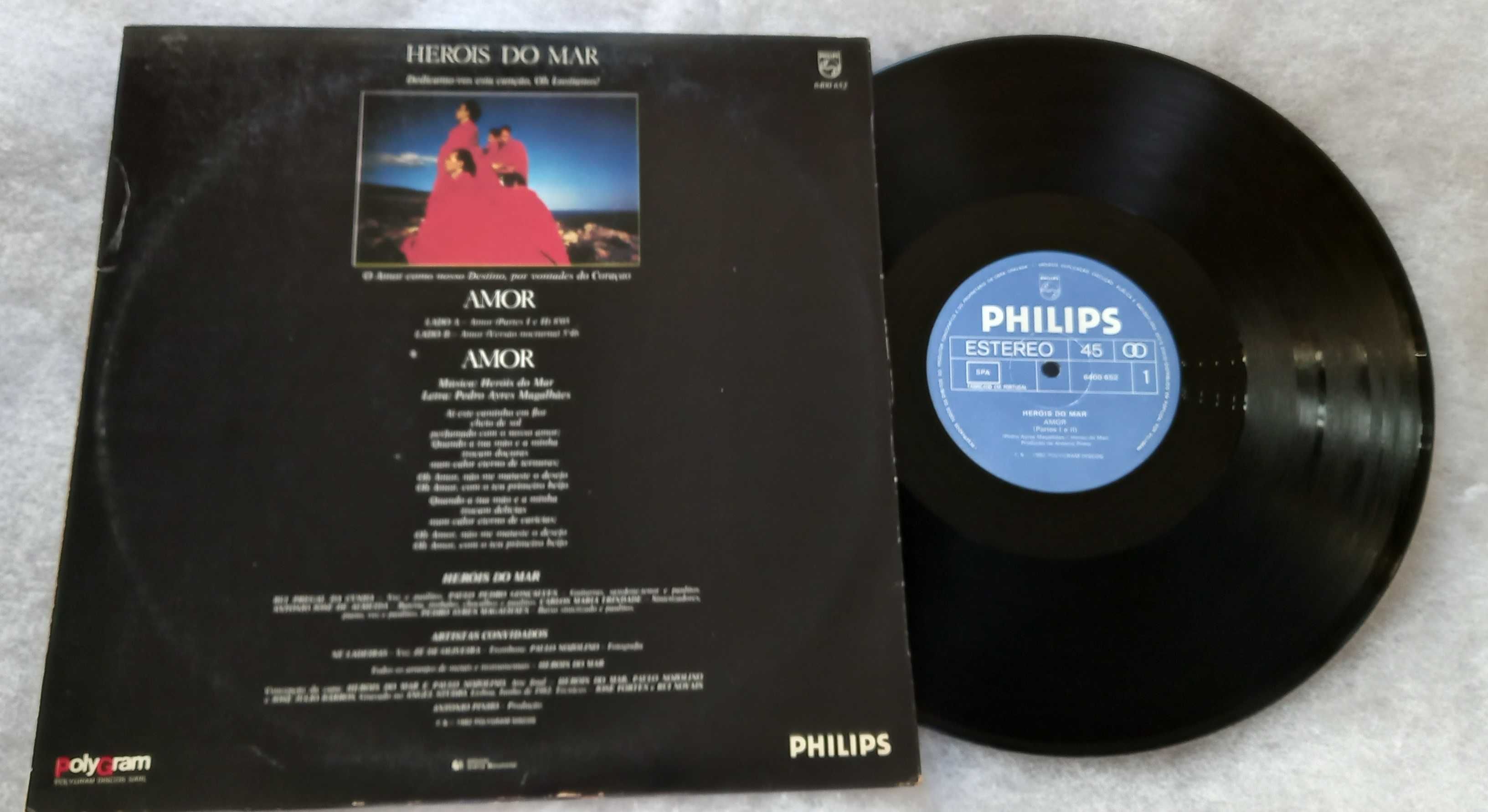 Heróis do Mar - Amor Maxi-single 1982 Excelente