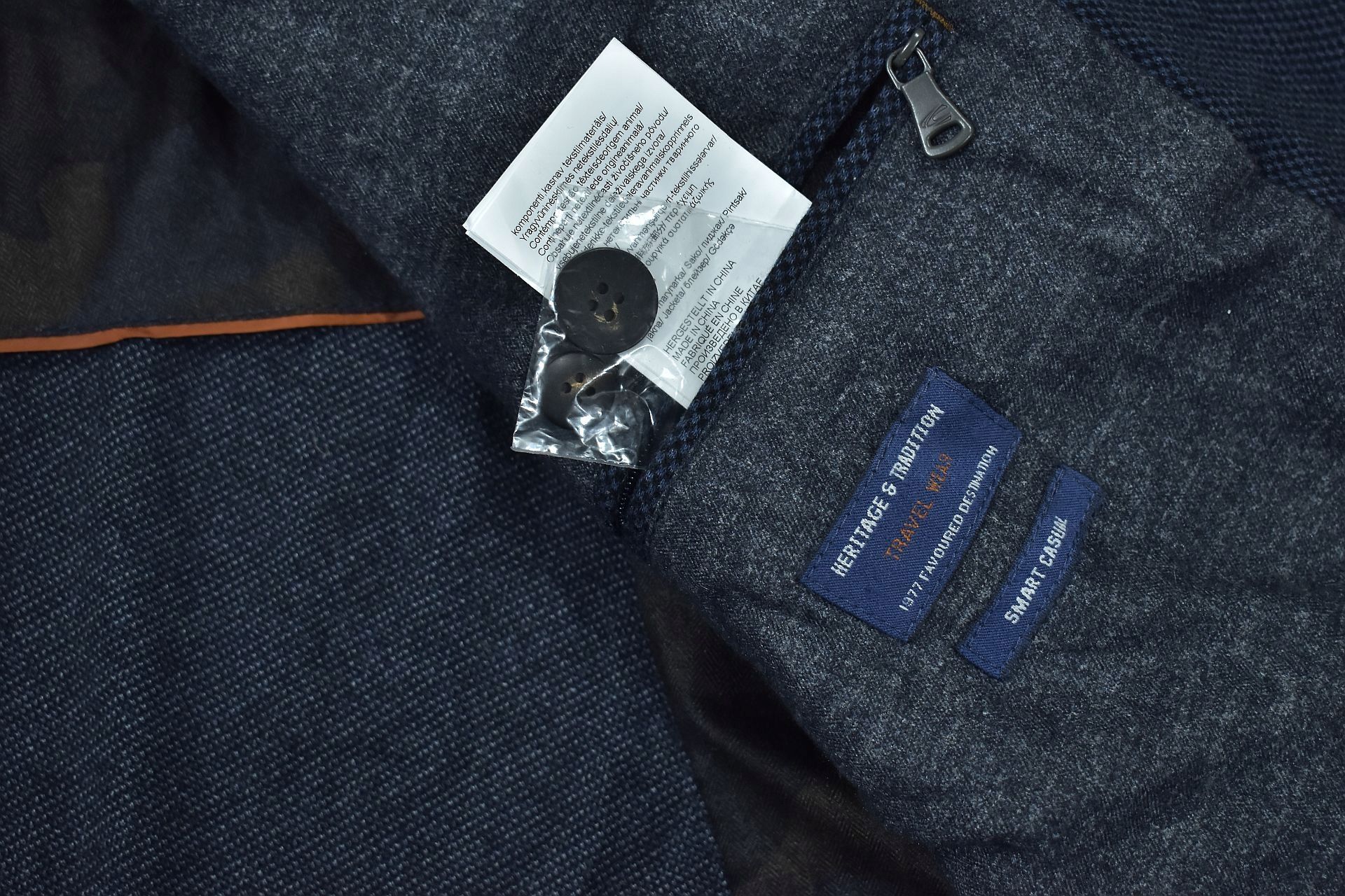 Camel Active Smart Casual Marynarka Męska Blazer 50