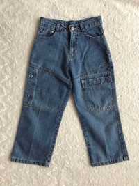 Jeansowe spodnie dziecięce dla chłopca 128 cm