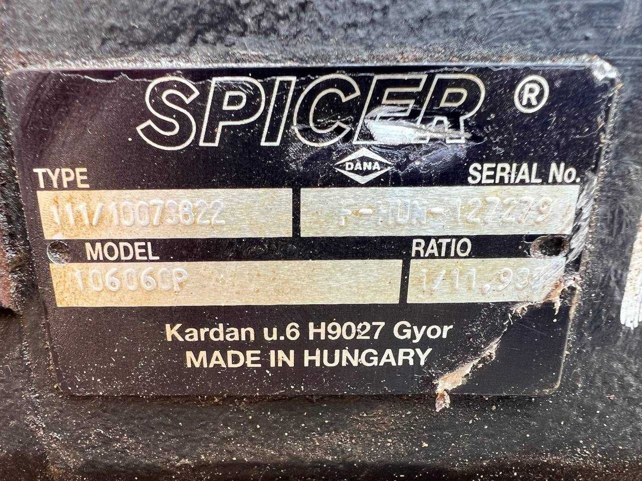 Dana Spicer 111/100 (Dana Spicer 106060P) Most do maszyn