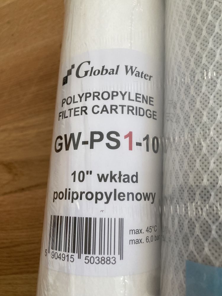 2x Wkłady do filtrów Global Water GW-SET-RO5