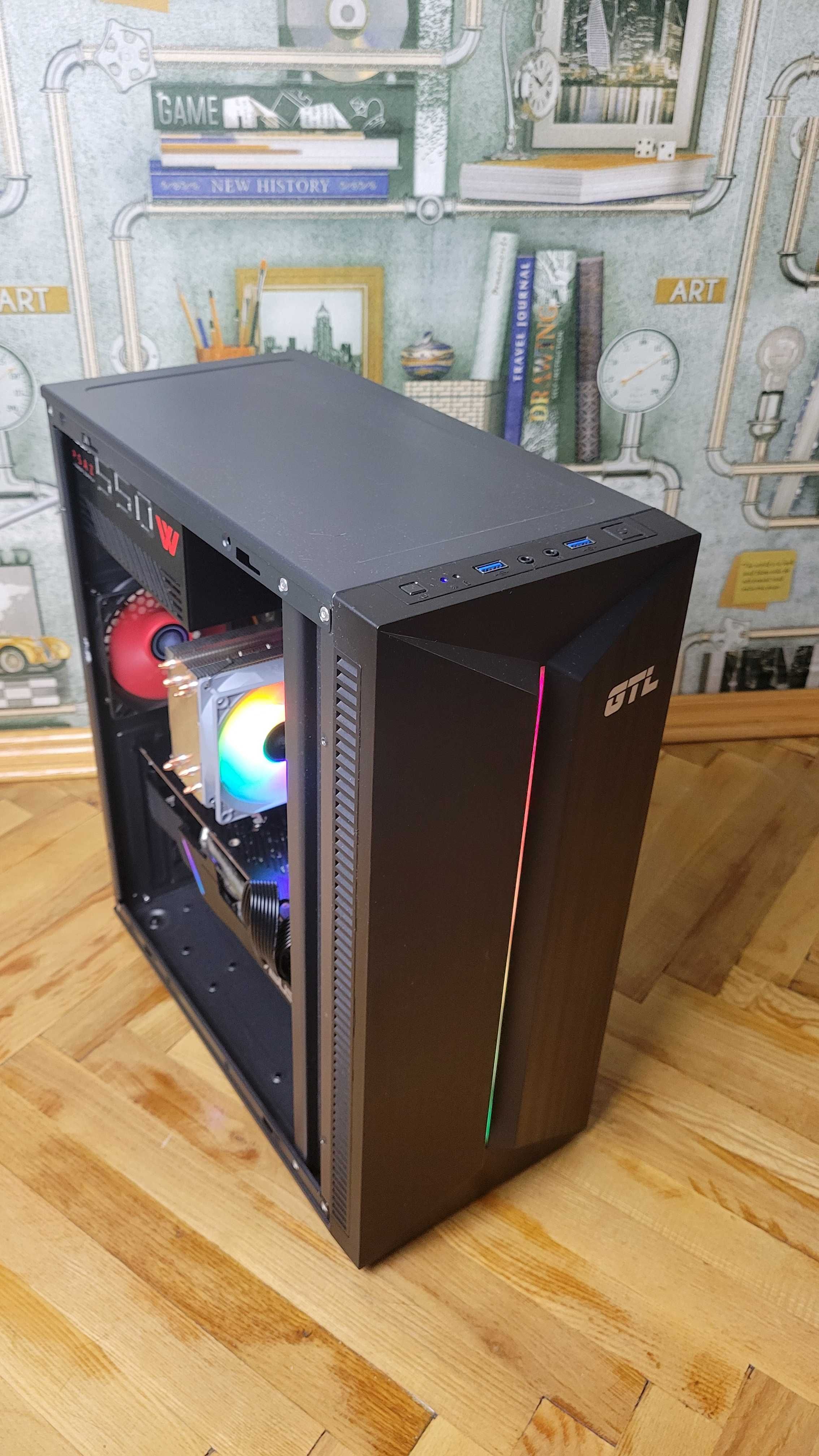 Ігровий ПК (8 ядер, 16 п., 16 ГБ ОЗУ, Asus Dual RX 5700 8 GB)
