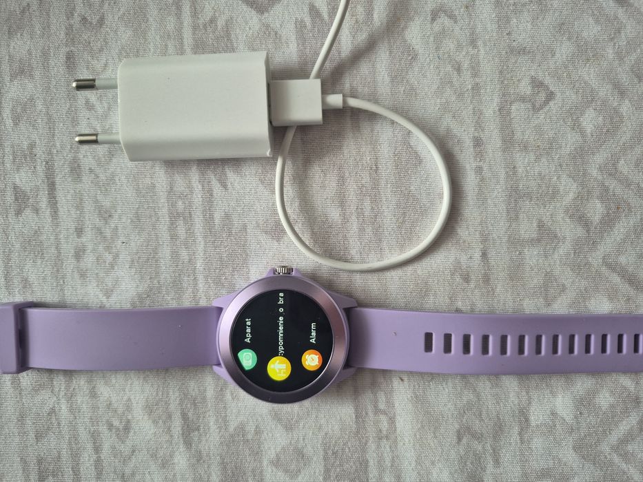 Zegarek smartwatch Forever fioletowy