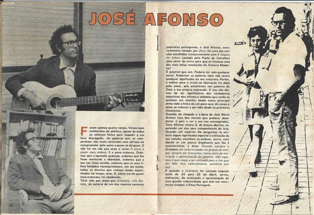 José Afonso	- - -		Tele Semana	- - - - -	Revista